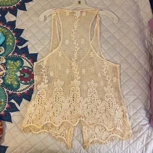 Boho Crochet Vest